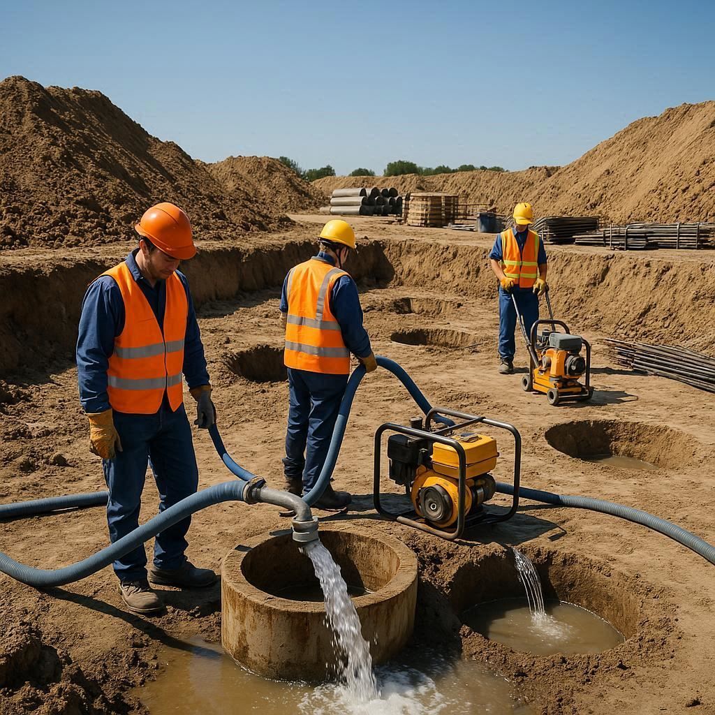 Глубинное водопонижение скважинами в Томске